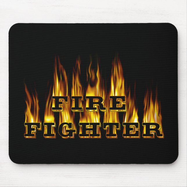 Fire Fighter Mouse Pad (Front)