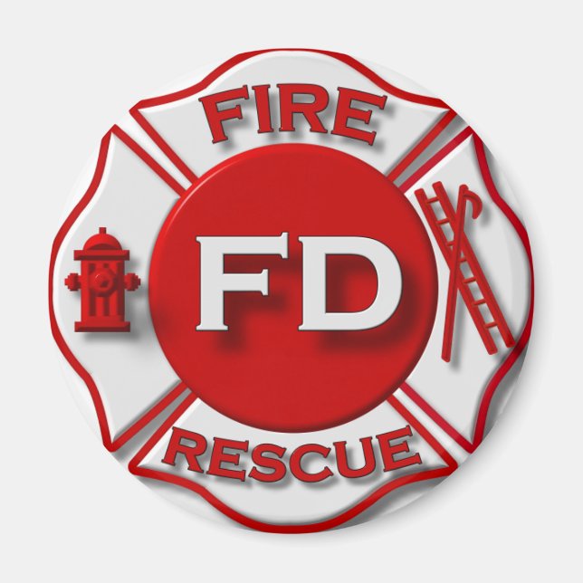Fire Fighter Pride Magnet (Front)