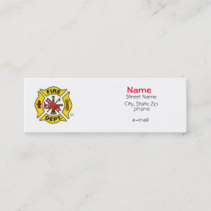 Fire Fighter Profile Card
