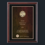 Fire Fighter Recognition Award Plaque<br><div class="desc">The Fire Fighter Recognition Award Plaque is fully customizable and can be used for fire fighters as recognition award or for any other purposes. Designed by Norman Reutter</div>