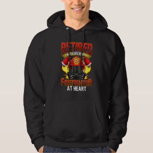 Fire Fighter Retired Firefighter Fireman Hoodie