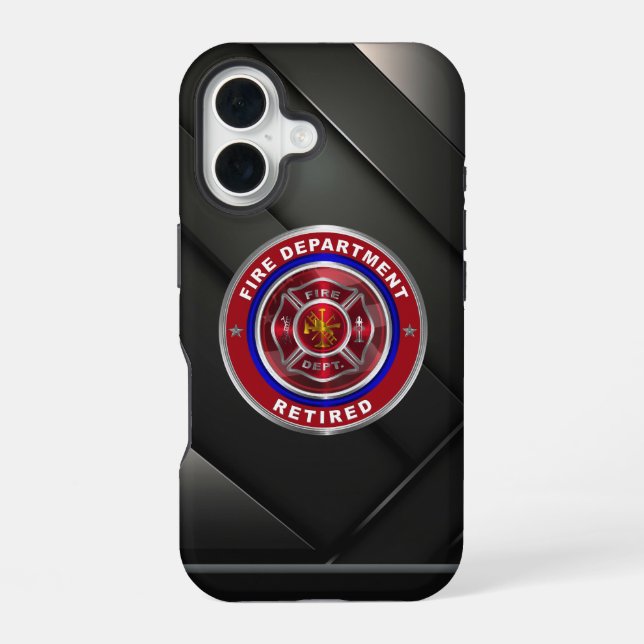 FIRE FIGHTER RETIRED IPHONE CASE (Back)