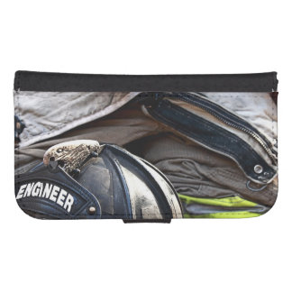 Fire Fighter Wallet Phone Case For Samsung Galaxy S4