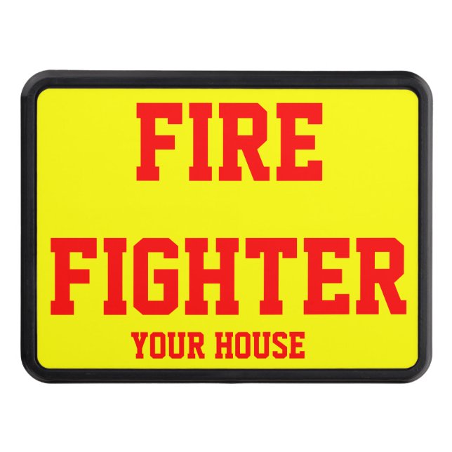 FIRE FIGHTER TOW HITCH COVER (Front)