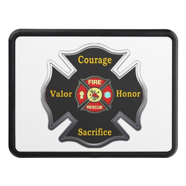 FIRE FIGHTER TRAILER HITCH COVER (Front)