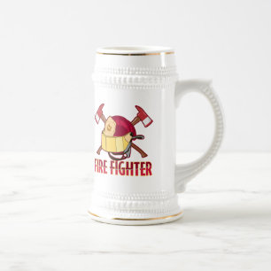 Fire Fighter Tribute Beer Stein