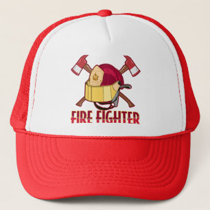 Fire Fighter Tribute Trucker Hat
