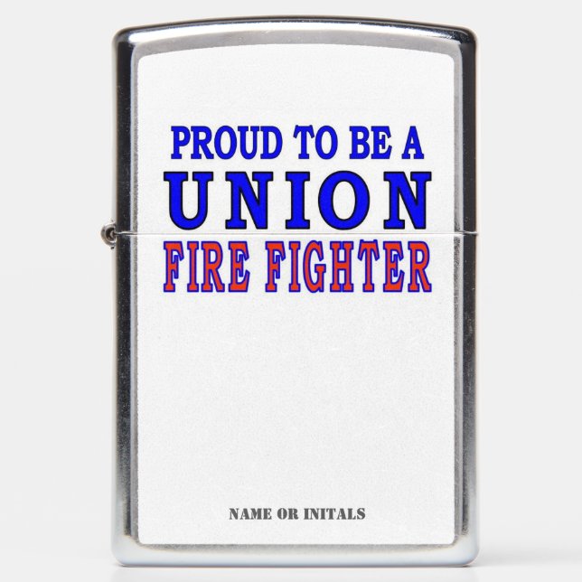 FIRE FIGHTER ZIPPO LIGHTER (Front)