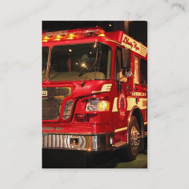 FIRE FIGHTERS BUSINESS CARD (Front)