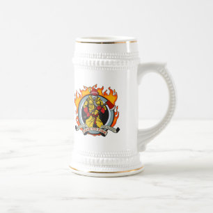 Fire Fighters Fear No Fire Beer Stein