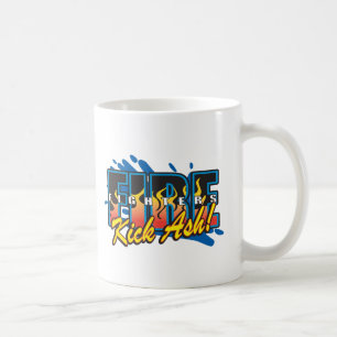 Fire Fighters Kick Ash! Coffee Mug
