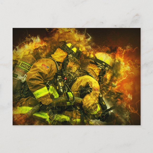 Fire Fighters Postcard (Front)