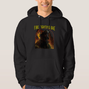 Fire Fighting Bae Fire Rescue Firefighting Firefig Hoodie