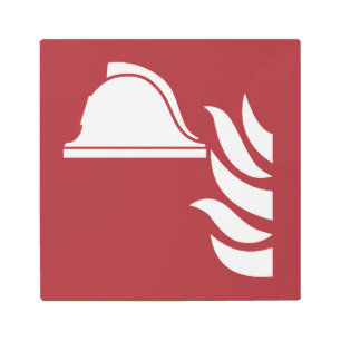 Fire Fighting Helmet Safety Sign