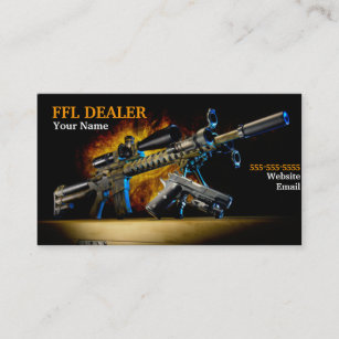 Fire Firearms Business card