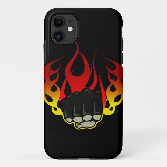 Fire fist iphone 5 case (Back)