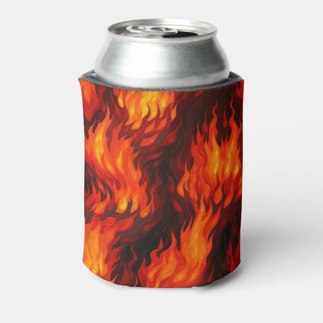 Fire Flame Can Cooler (Can Back)