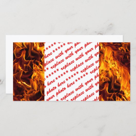 Fire / Flame Pattern Background (Front/Back)