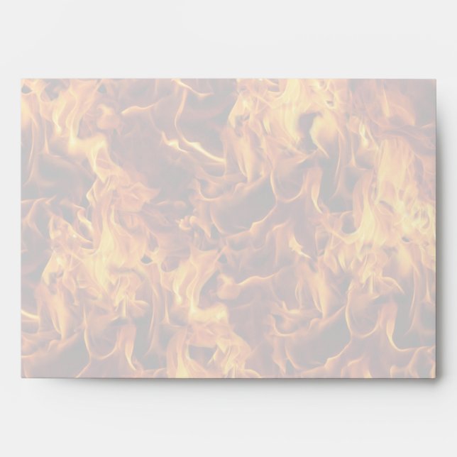 Fire / Flame Pattern Background Envelope (Front)