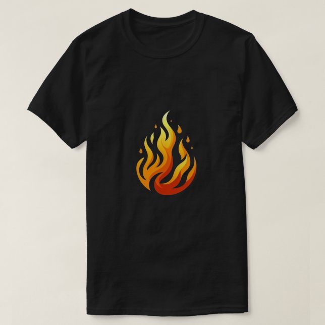 Fire flame shirt (Design Front)