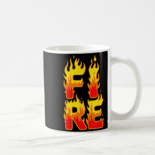 Fire Flame Shirt Adult Kids Men Women Fire And Ice Coffee Mug