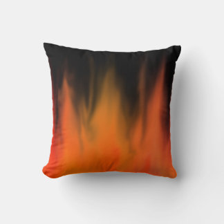Fire Flame Throw Pillow