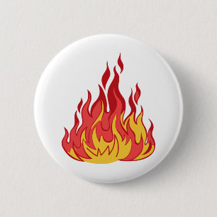 Fire Flames Button