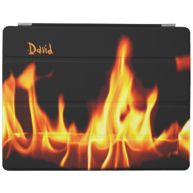 Fire Flames Custom iPad Cover (Horizontal)