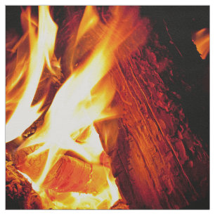 Fire Flames Fabric