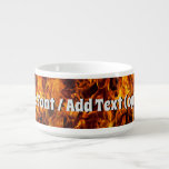 Fire Flames Illustration Bowl