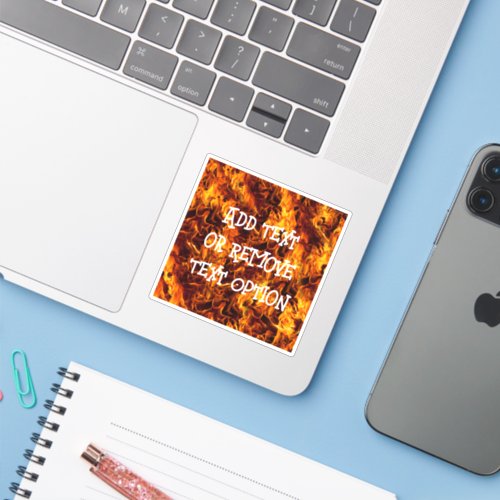 Fire Flames Illustration Sticker