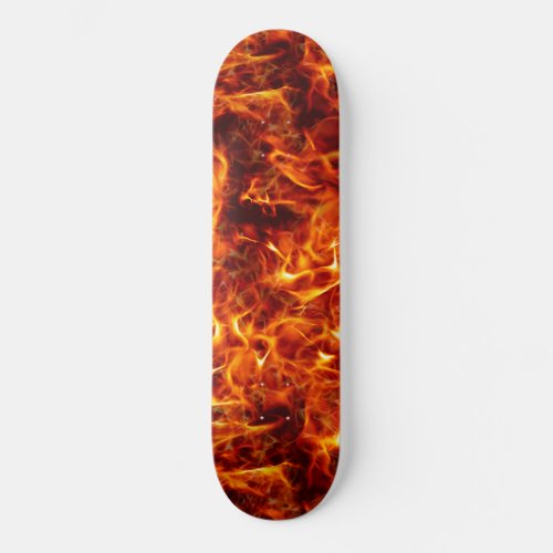Fire Flames Inferno Pattern Skateboard