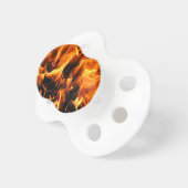 Fire, flames pacifier (Front Right)