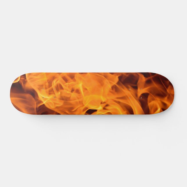 Fire! Flames Skate Deck Skateboard or Wall Art (Horz)
