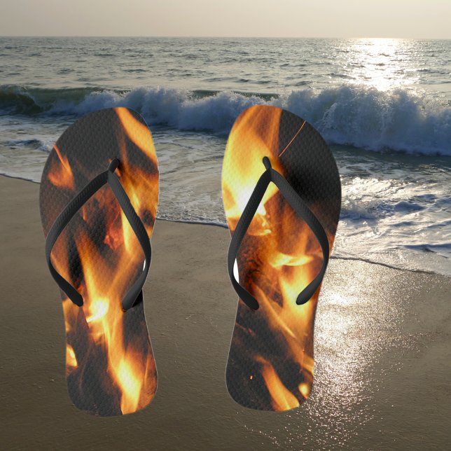 Fire  flip flops (Creator Uploaded)