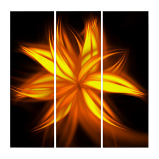 Fire Flower Fractal Art
