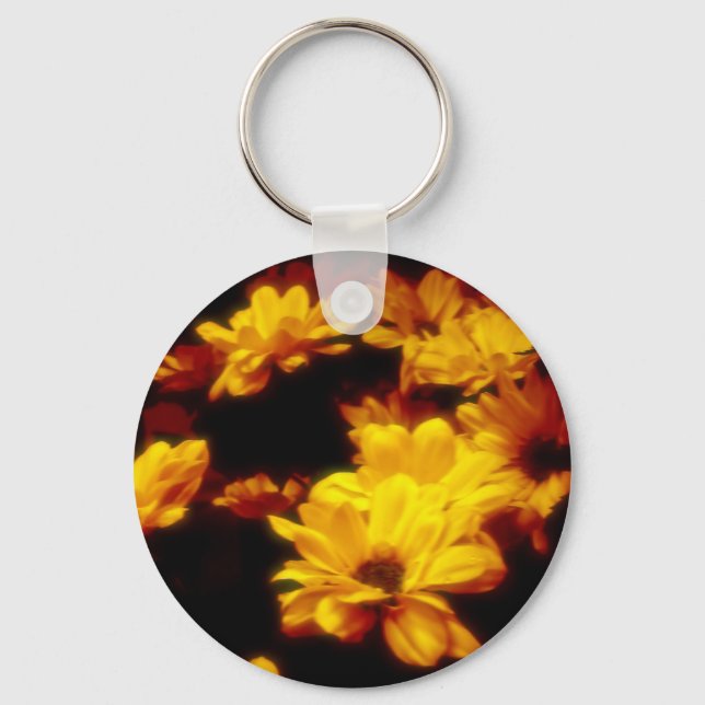 Fire flowers keychain (Front)