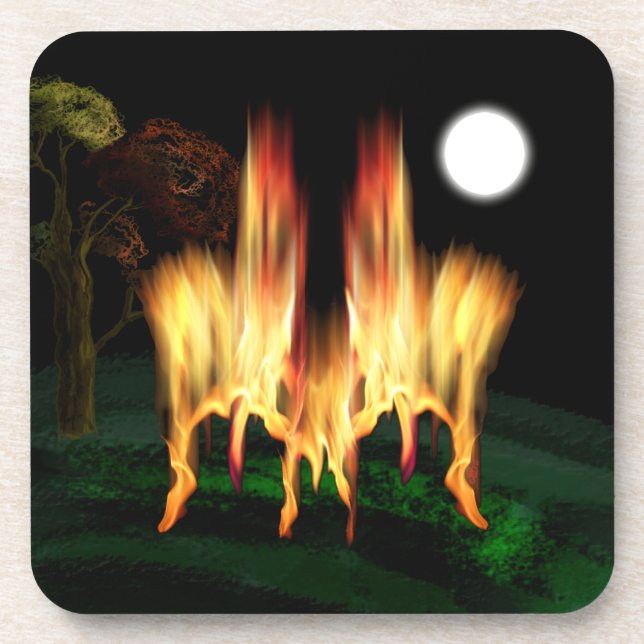 Fire Fly Beverage Coaster (Front)