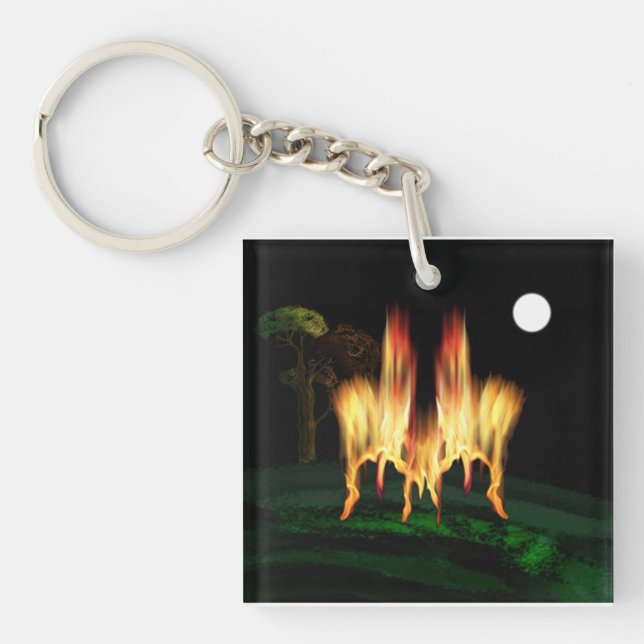 Fire Fly Keychain (Front)
