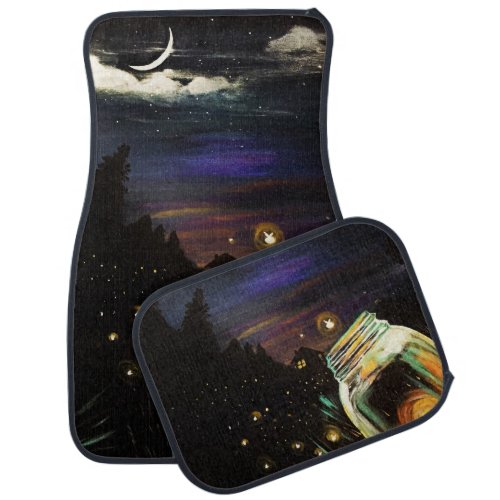 Fire Fly Sky Car Floor Mat