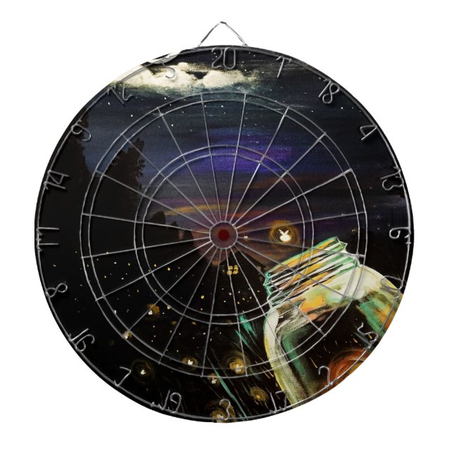 Fire Fly Sky  Dart Board (Front)