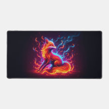 Fire Fox, Eye-Catching Neon Animals