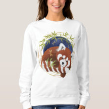 FIRE FOX red panda white shirts choose style