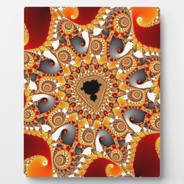 Fire fractal plaque (Front)
