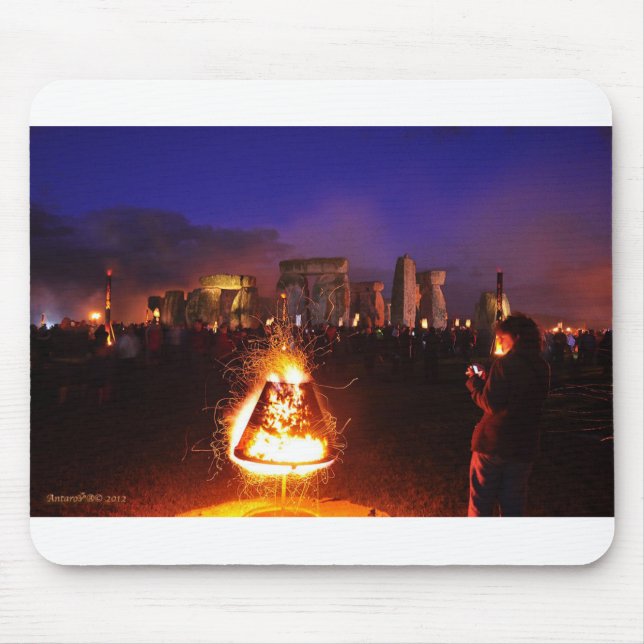 Fire Garden Mouse Pad (Front)