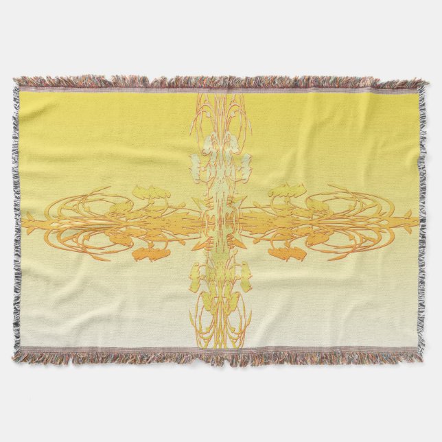 Fire Gate Throw Blanket (Front)
