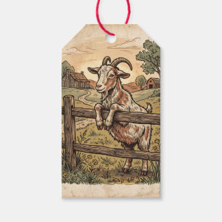 Fire Goat 2027 Celebration Gift Tags