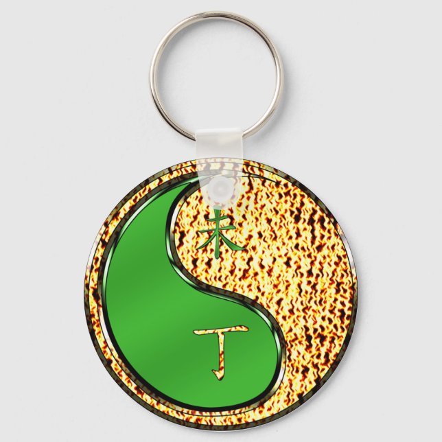 Fire Goat Keychain (Front)
