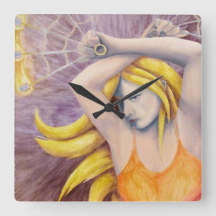 Fire Goddess Dancing Wall Clock