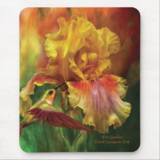 Fire Goddess Iris Mousepad